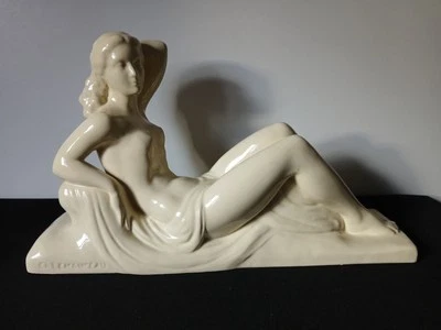 C.Lemanceau : Statue Céramique 1925 - Photo 1/4