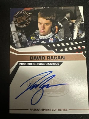 David Ragan 2008 Press Pass signings card - Image 1 of 2