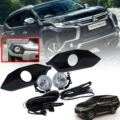 Conjunto de faros antiniebla delanteros aptos para Mitsubishi Pajero Montero Sport 2015-2019 Foto 1 de 4