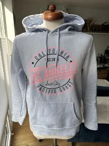 Primark Damen Hoddie Pullover Kapuze Gr. M L 42 Blau Hellblau - Bild 1 von 7