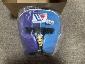 Winning Boxing Head gear Face Guard Purple SkyBlue CO-FG-3000 size L String-type - Picture 1 of 6