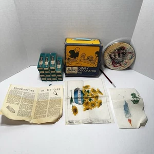 Kit Decoratore Famiglia Artex Vintage con 15 Tubi di Pittura Set - Foto 1 di 16