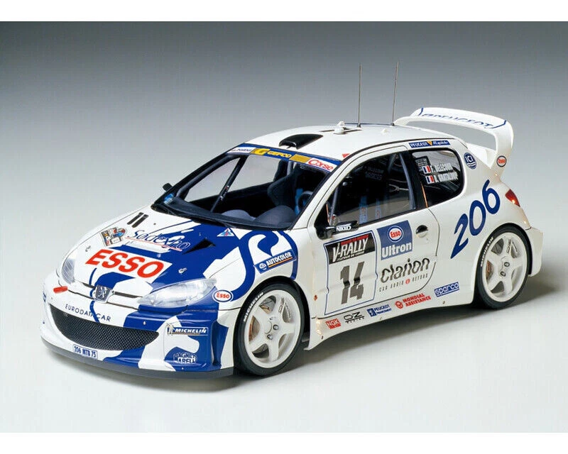TAMIYA 24221 - PEUGEOT 206 WRC - SCALA 1:24 - KIT MODELLISMO AUTO STATICO TAMIYA - Immagine 1 di 4