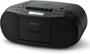 SONY CFD-S70 B CD radio magnetofon kasetowy czarny japoński CFD-S70B 100V - Zdjęcie 1 z 6