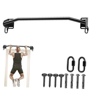 36" Heavy Duty Wall Mounted Doorway Pull Up Bar, Multifunctional Straight Type - Picture 1 of 7