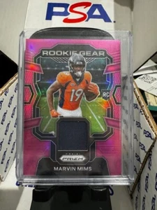 2023 panini Prizm football Marvin Mims Pink Prizm Rookie Card Rookie Gear - Picture 1 of 2