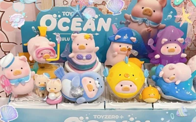 Toyzero + Lulu Серия The Piggy Ocean Подтвержденная Слепая Коробка Фигурки Игрушка Горячий Подарок - Изображение 1 из 4