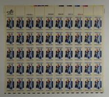 US SCOTT 1756 PANE OF 50 GEORGE M COHAN STAMPS 15 CENT FACE MNH