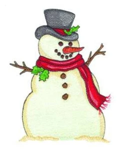 MASCHINENSTICKMOTIVE USB - JUMBO SCHNEEMÄNNER DESIGNS 5X7 WEIHNACHTEN KINDER WORTE - Bild 1 von 4