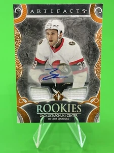 ❄️2024-25 Upper Deck Artifacts Orange Auto Materials #185 Zack Ostapchuk /10!!❄️ - Picture 1 of 15