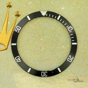 Vintage Men's Rolex Sea Dweller 16660 16600 Black & Silver Bezel Insert #F27 - Picture 1 of 6