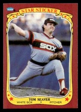 1986 Fleer Star Stickers #109 Tom Seaver Chicago White Sox Baseball card
