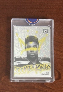 2023 Donruss Optic Zach Charbonnet RC ROOKIE KINGS CASE HIT - Picture 1 of 2