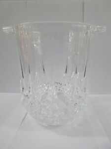 LARGE CRYSTAL ICE BUCKET .. HEIGHT 8 INCH / 20 CMS    