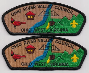 LOTTO DI 2 CSP'S - OHIO RIVER VALLEY COUNCIL - (2) S-1 - PB & SCOUT STUFF BACK - Foto 1 di 1