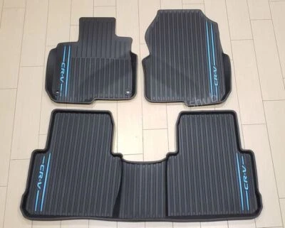 2017-22 Honda CR-V All-Weather Blue "CR-V" Logo Floor Mats (08P17-TLA-121A) - Image 1 of 4