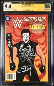 STING FIRMATO WWE Superstars #12 Papercutz fumetto 2/15 AUTOGRAFO CGC JSA 9.4 - Foto 1 di 2