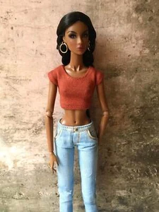 Bouutique Essential Crop T-shirt for NuFace/FR Doll 12.5", many colors - Picture 1 of 41