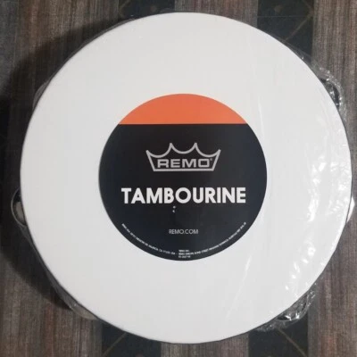 Pandereta Remo 10 pulgadas doble fila jingles Foto 1 de 3