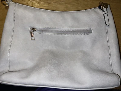 MKF Collection by Mia K.-Beige Ladies Tote Bag-Faux Leather-Zippered - Image 1 of 4