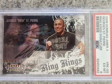 2008 Donruss Americana Georges St. Pierre RC Auto Ring King Signatures Panini