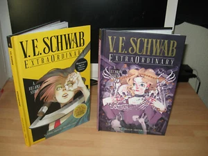 V E Schwab Extraordinary signed 1st Waterstones & Illumicrate Vicious Vengeful - Imagen 1 de 5