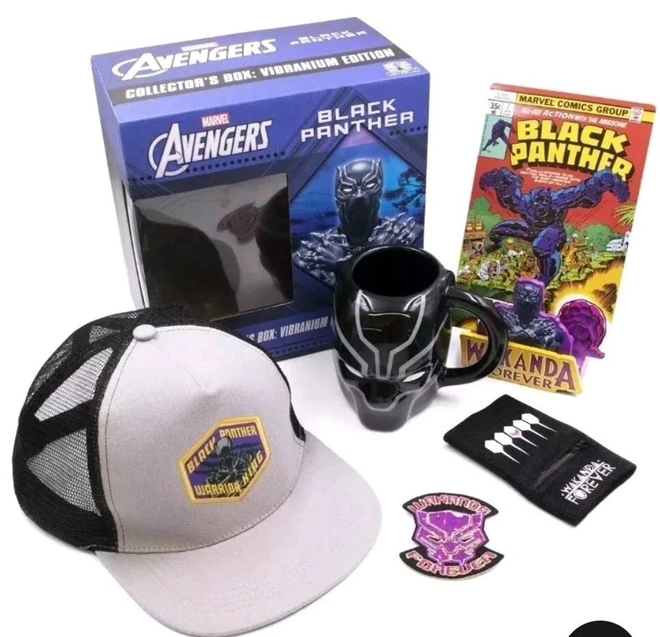New Marvel Avengers Black Panther Collector's Box: Vibranium Edition Culturefly Foto 1 de 1