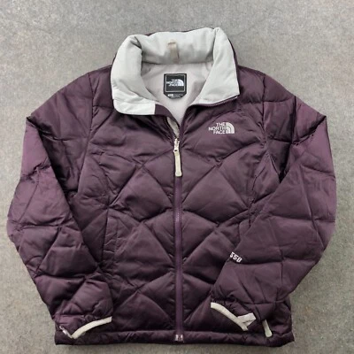Женская стеганая куртка-бомбер The North Face Размер Small Фиолетовый пух 550 Цвет опрятный - Изображение 1 из 4