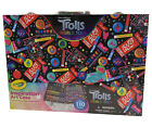Étui d'art d'inspiration Crayola Trolls World Tour, plus de 110 pièces, ensemble d'art, cadeaux 