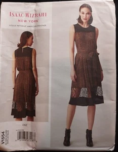 Vogue Designer Dress by Isaac Mizrahi New York Pattern 1554 One Size OSZ - Picture 1 of 2