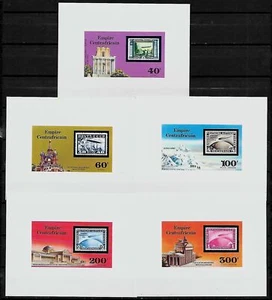Central African Republic SC 295-6,C184-6 NH DELUXE MINISHEETS of 1977 - - Picture 1 of 1