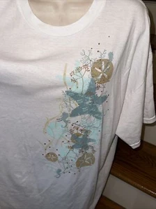 Gildan Seashell Starfish Beach Ocean Waves Myrtle Beach T Shirt Sz XL ❤️257 - Picture 1 of 6
