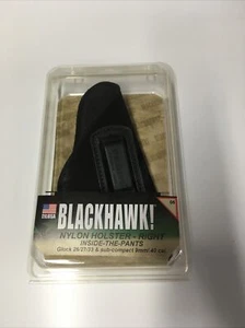Blackhawk ITP Hoster Size 5 For Glock 26/27/33 Right Hand Black - 73IP05BK - Picture 1 of 2