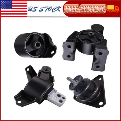 4PCS Engine Motor & Trans Mount Set For 2010-2013 Kia Forte Koup Forte5 2.0 2.4L Foto 1 de 4