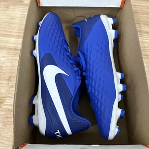NIKE Legend 8 Academy FG/MG Size 11 Hyper Royal Blue and White NEW $70 - Picture 1 of 8
