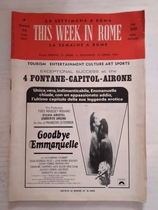 This Week in Rome n.16 year 1978 4 Fontane - Capitol - Airone - Picture 1 of 1