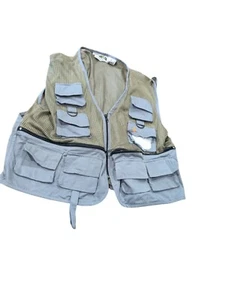 Chaleco utilitario Blackhawk Clearwater para hombre L verde oliva y gris pesca con mosca NUEVO - Imagen 1 de 5