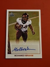 🏈#21/99 MOHAMED IBRAHIM 2021 Leaf Memories Draft AUTO Autograph Rookie