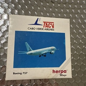 Herpa Wings TACV Cabo Verde Airlines Boeing 757 Diecast #503723 NIB 1:500 - Picture 1 of 1