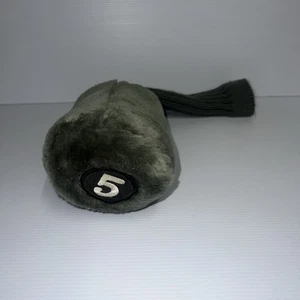 GOLF Club Headcover Sock Gray Number 5 - Picture 1 of 3