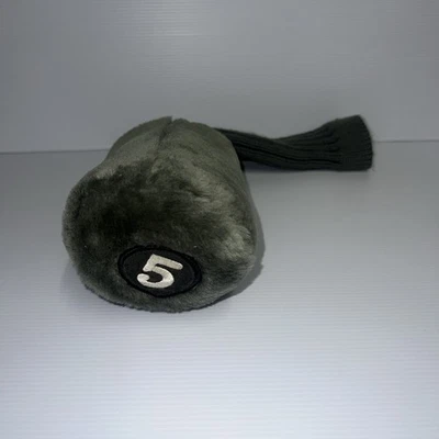 GOLF Club Headcover Sock Gray Number 5 - Image 1 of 3