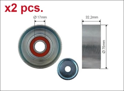 TENSIONER PULLEY V-RIBBED BELT FITS: TOYOTA LAND CRUISER PRADO 3.0 D-4D /3.0 - Image 1 of 3