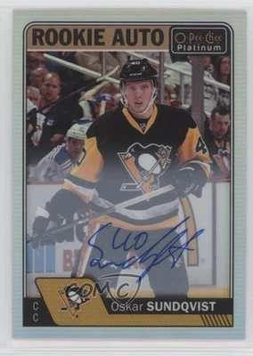2016-17 O-Pee-Chee Platinum Rookie Auto Rainbow Oskar Sundqvist #R-OS Auto RC - Image 1 of 2
