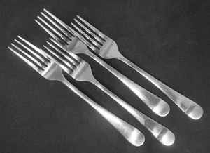 Cambridge Elequence Stainless Iced Dinner Fork set of 4. 8 1/8" Long - Picture 1 of 1
