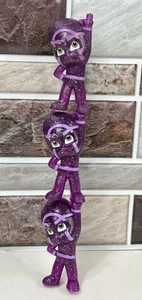 PJ Masks Ninjalinos Figures Set Of 3 Stacking Stackable Purple Night Ninja Toys - Picture 1 of 9