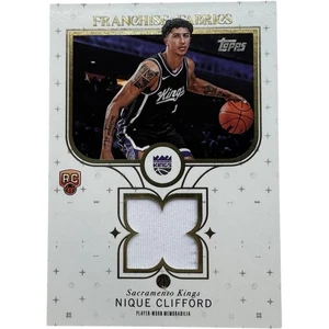 2025-26 Topps Nique Clifford Franchise Fabrics Player Worn Patch (RC) #FF-NC - Picture 1 of 5