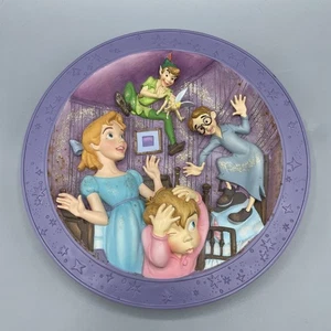 Disney Peter Pan Faith, Trust & Pixie Dust Collectible 3D Relief Limited Plate - Picture 1 of 6