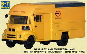 B-T Models DA31 - Leyland FG British Railways Van 1/76 Scale/OO Gauge - T48 Post - Picture 1 of 10