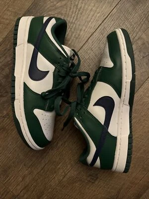 Talla 8W Nike Dunk Low Retro George Verde Medianoche Azul Marino DD1503 300 Foto 1 de 4