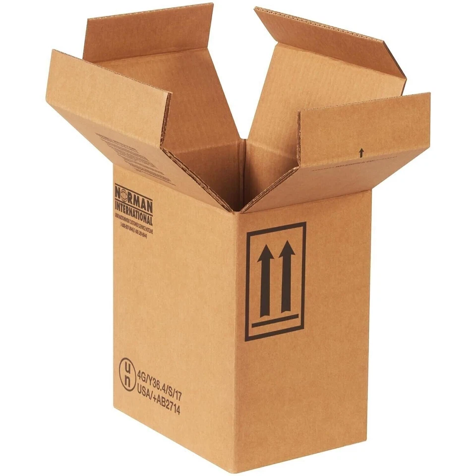 20 9" x 6-11/16" x 10-1/4"  2 - 1 Gallon F-Style Hazardous Material Boxes - Image 1 of 1